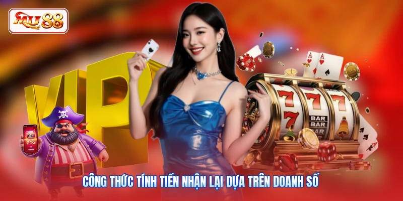 Công thức tính tiền nhận lại dựa trên doanh số