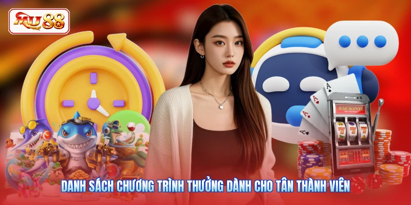 Danh sách chương trình thưởng dành cho tân thành viên